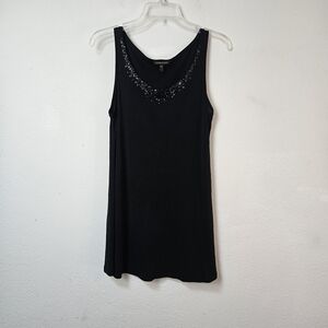 Eileen Fisher Silk Sequins Detail Top Cami Size Small Minimalist